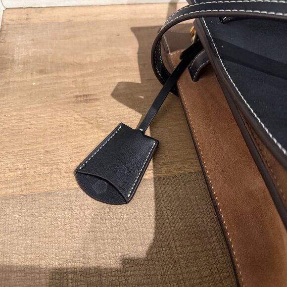 EUC | Tory Burch | Lee Radziwill Double Bag (large size) | Black | $700 - Picture 11 of 16